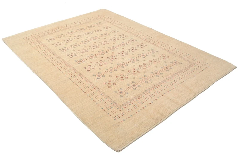 Gabbeh Teppich - Loribaft Perser 174 x 239 cm - beige