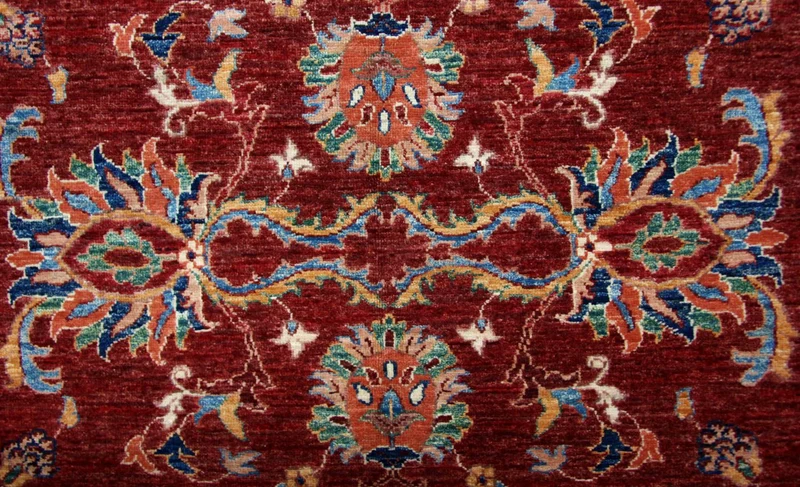 Ziegler Teppich 205 x 311 cm - rot