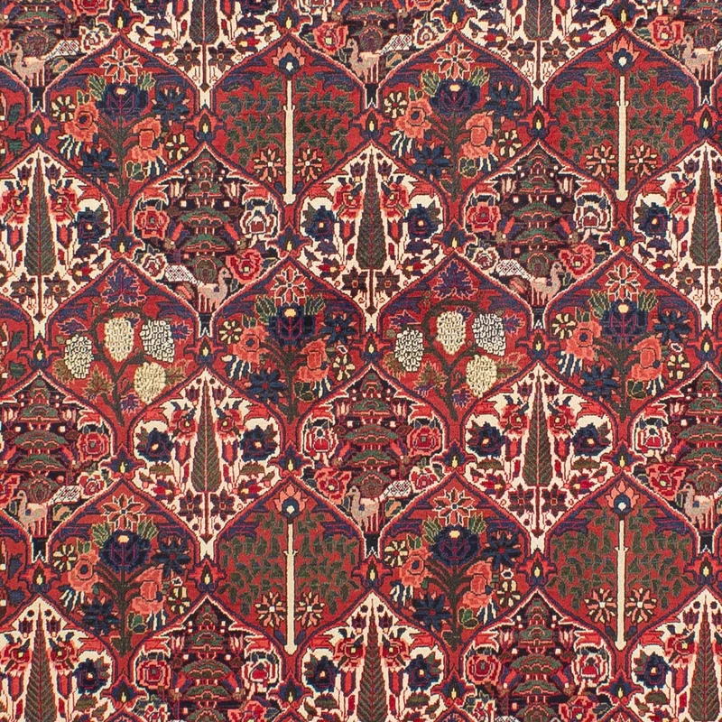 Perserteppich - Nomadic 210 x 323 cm - dunkelrot