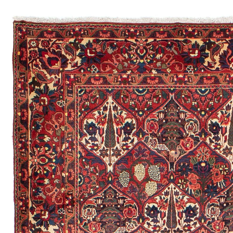 Perserteppich - Nomadic 210 x 323 cm - dunkelrot