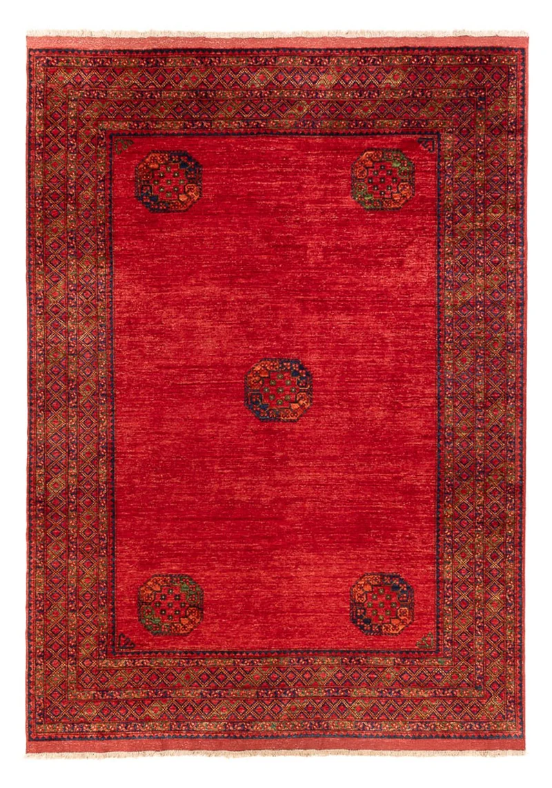 Ziegler Modern Teppich 260x346cm - Orientteppich - rot