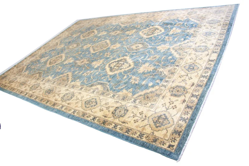 Ziegler Teppich 269 x 375 cm - blau