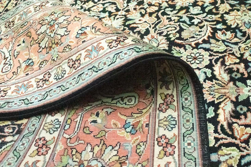 Seidenteppich - Kaschmir Seide 214 x 315 cm Teppich Wohnzimmer