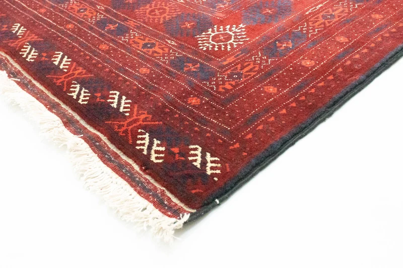 Afghan Teppich - Buchara 198 x 297 cm - dunkelbraun