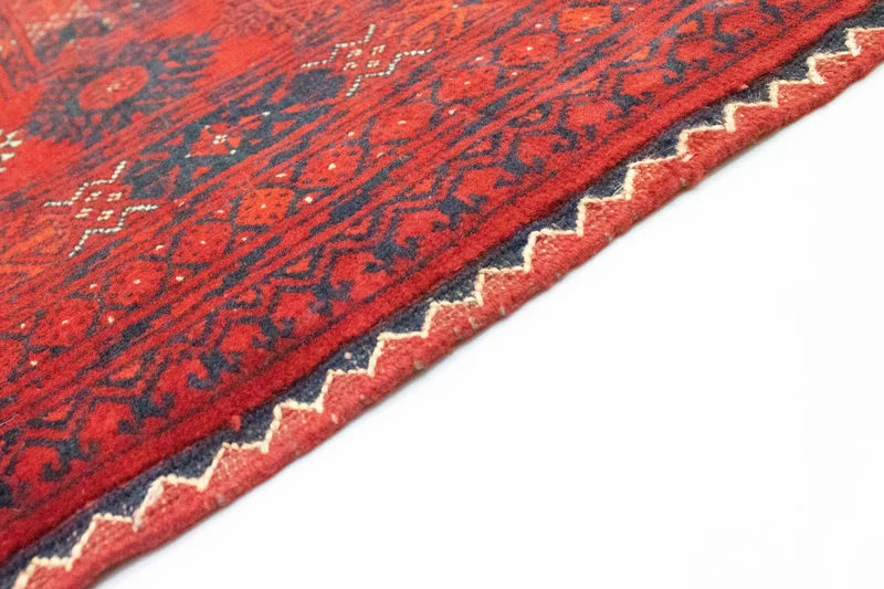 Afghan Teppich - Buchara 200 x 294 cm - dunkelrot