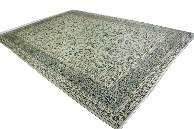 Perserteppich - Keshan 251 x 362 cm - blau