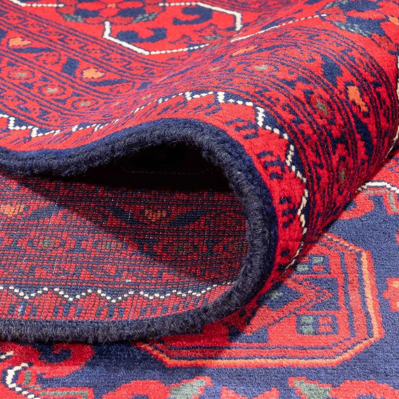 Afghan Teppich - 246 x 346 cm - rot