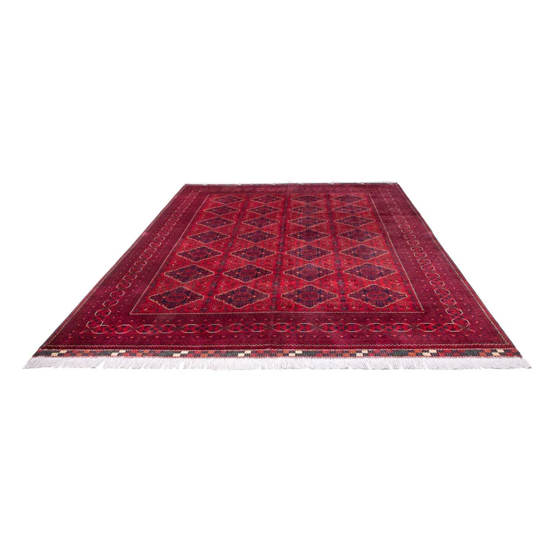Afghan Teppich - 246 x 346 cm - rot