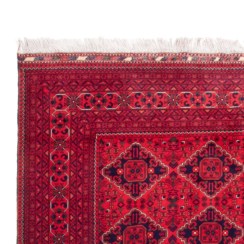 Afghan Teppich - 246 x 349 cm - rot