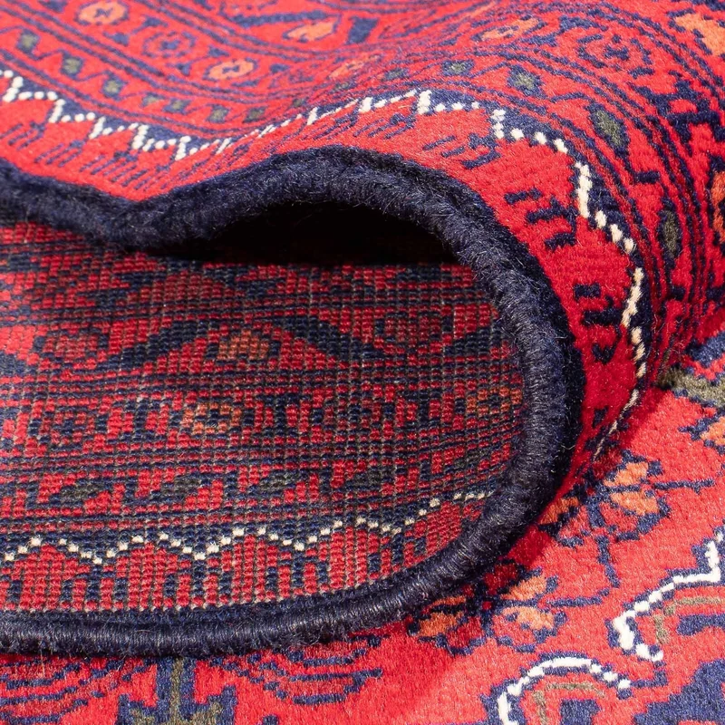 Afghan Teppich - 246 x 349 cm - rot