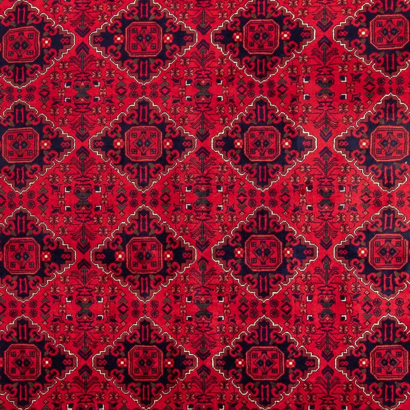 Afghan Teppich - 244 x 345 cm - rot