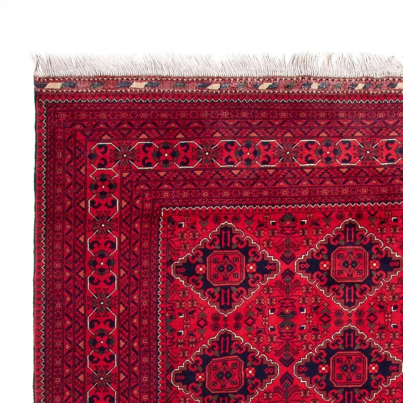 Afghan Teppich - 244 x 345 cm - rot