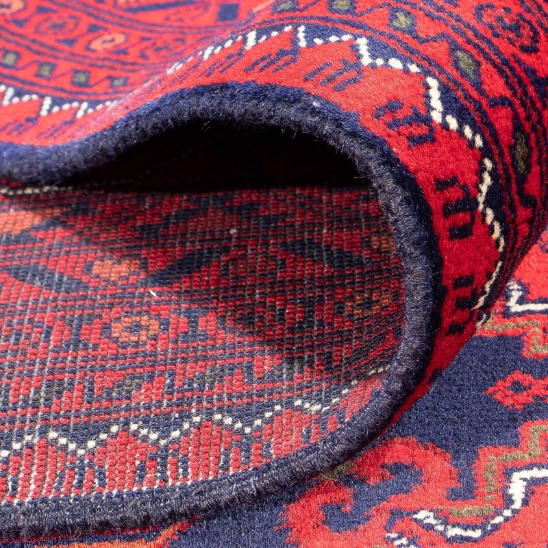 Afghan Teppich - 244 x 345 cm - rot