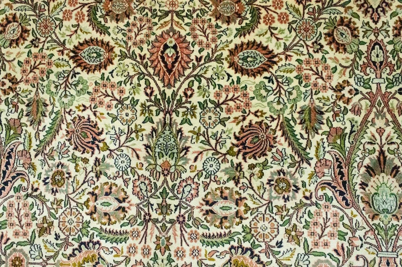 Seidenteppich - Kaschmir Seide 211 x 316 cm Wohnzimmer Teppich