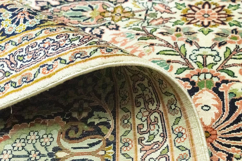 Seidenteppich - Kaschmir Seide 211 x 316 cm Wohnzimmer Teppich