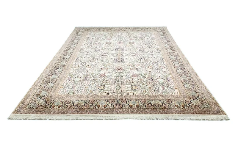 Seidenteppich - Kaschmir Seide 211 x 316 cm Wohnzimmer Teppich