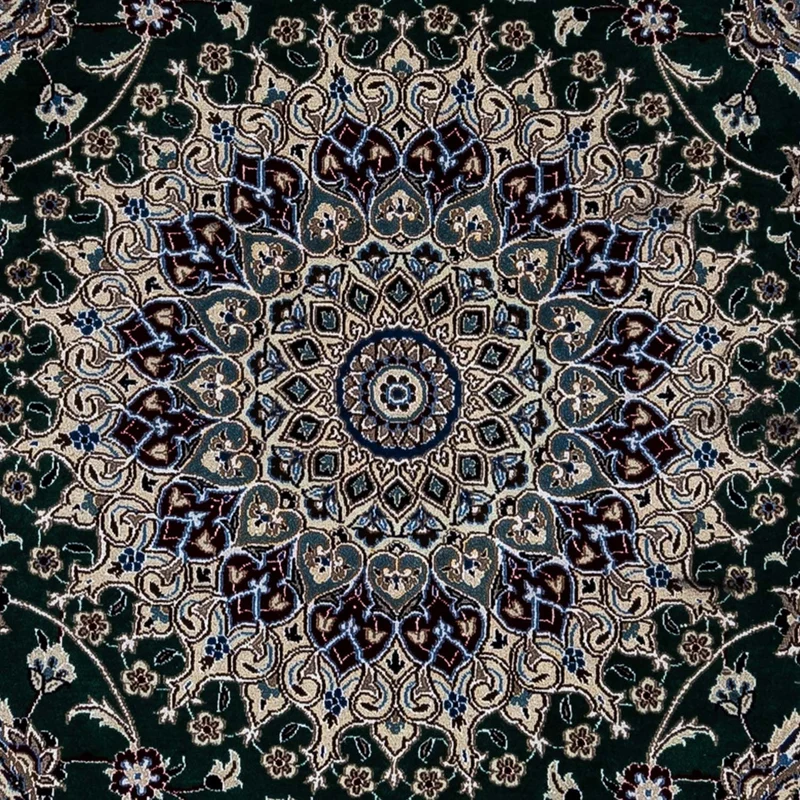 Perserteppich - Ghom 241 x 352 cm - schwarz