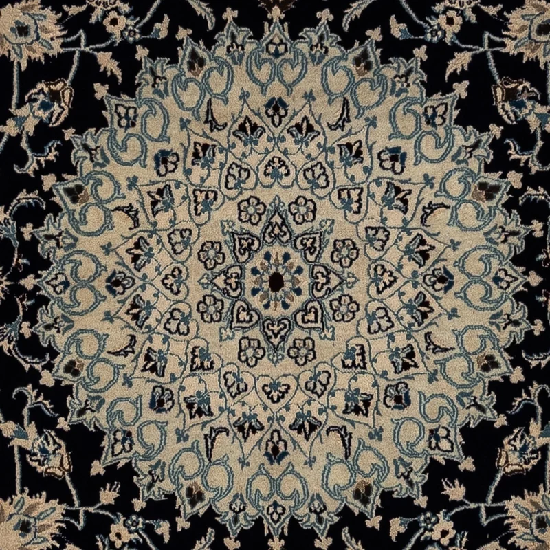 Perserteppich - Nain - Royal 252 x 298 cm - schwarz