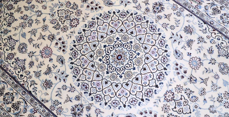 Perserteppich - Nain 200 x 307 cm - beige