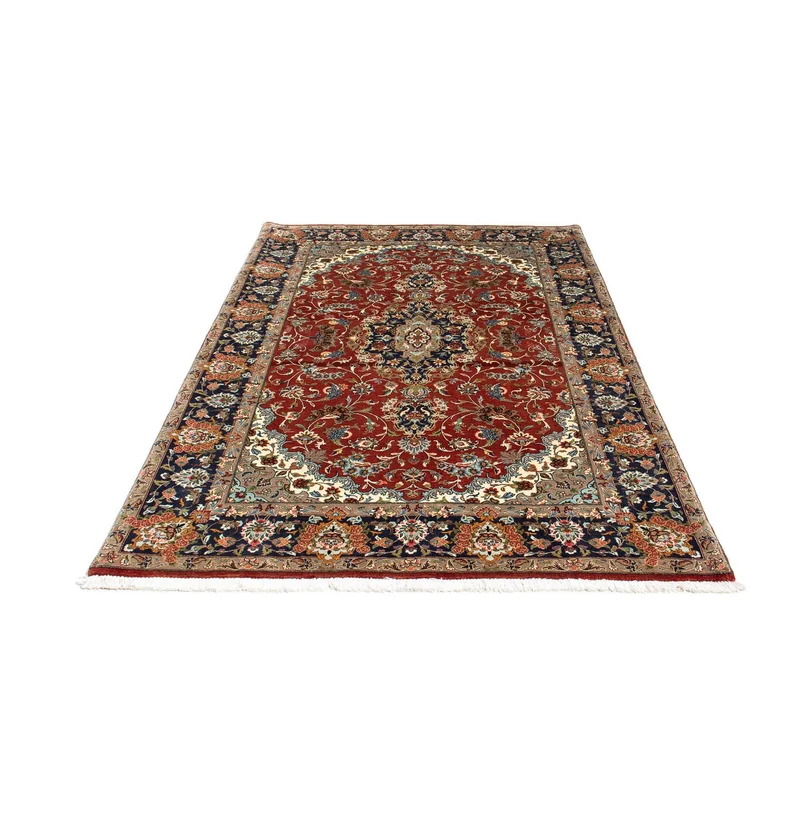Perserteppich - Ghom 138 x 204 cm - dunkelrot