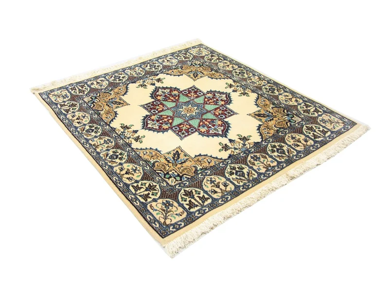 Perserteppich - Nain 97 x 105 cm Teppich Quadratisch