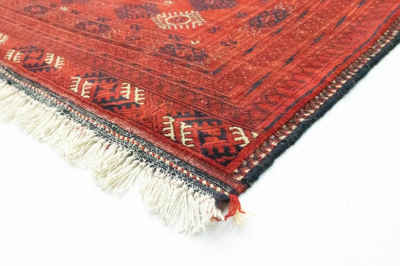 Afghan Teppich - Buchara 243 x 342 cm - dunkelrot