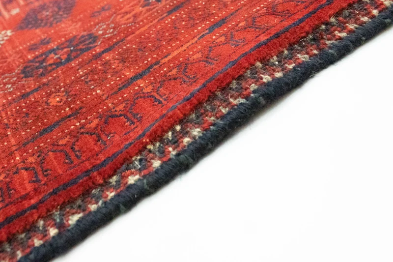 Afghan Teppich - Buchara 243 x 342 cm - dunkelrot