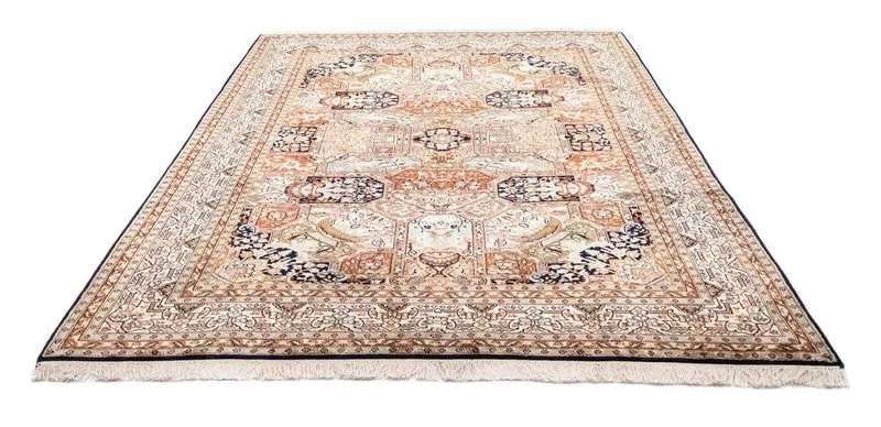 Seidenteppich - Kaschmir Seide 152 x 229 cm Wohnzimmer Teppich