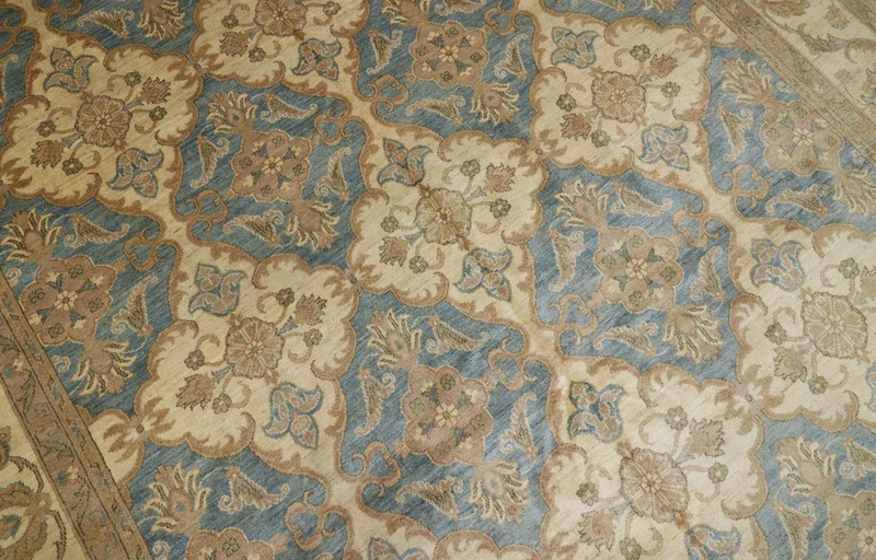 Ziegler Teppich 264 x 354 cm - türkis