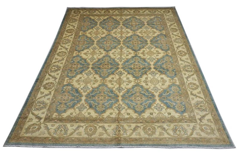 Ziegler Teppich 264 x 354 cm - türkis