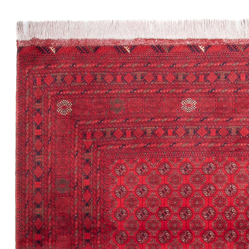 Afghan Teppich - 248 x 343 cm - rot