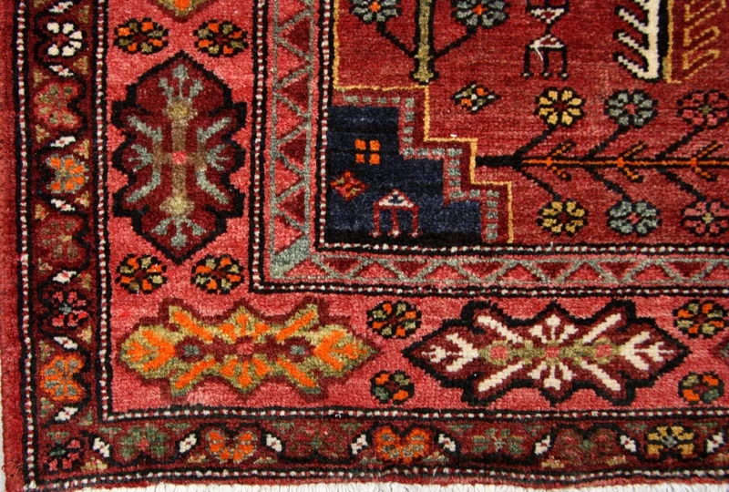 Perserteppich - Nomadic 160 x 322 cm - rot