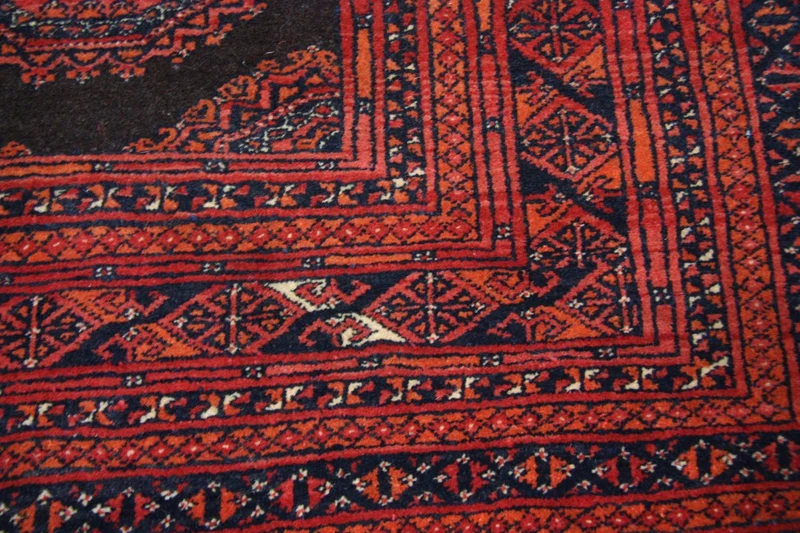 Afghan Teppich - Buchara 198 x 275 cm - rot