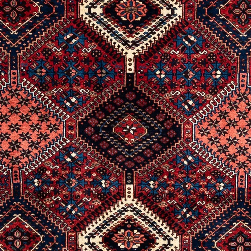 Perserteppich - Nomadic 202 x 300 cm - dunkelrot