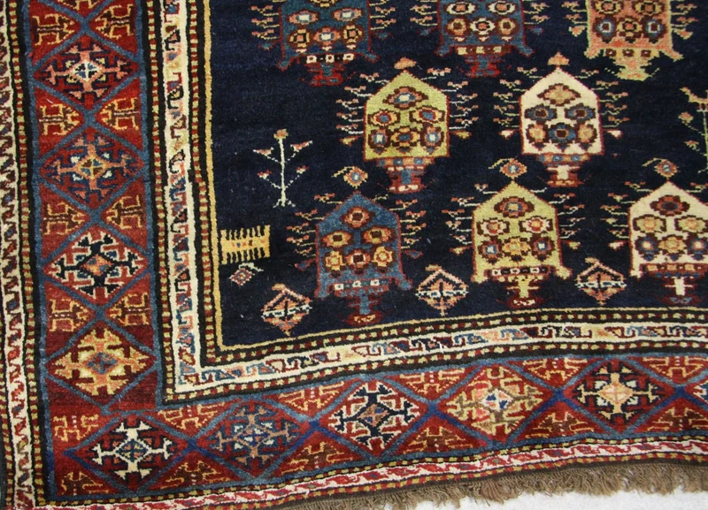 Perserteppich - Nomadic 113 x 331 cm - blau