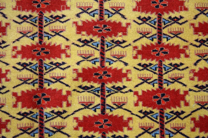 Afghan Teppich - Buchara 200 x 298 cm - gold