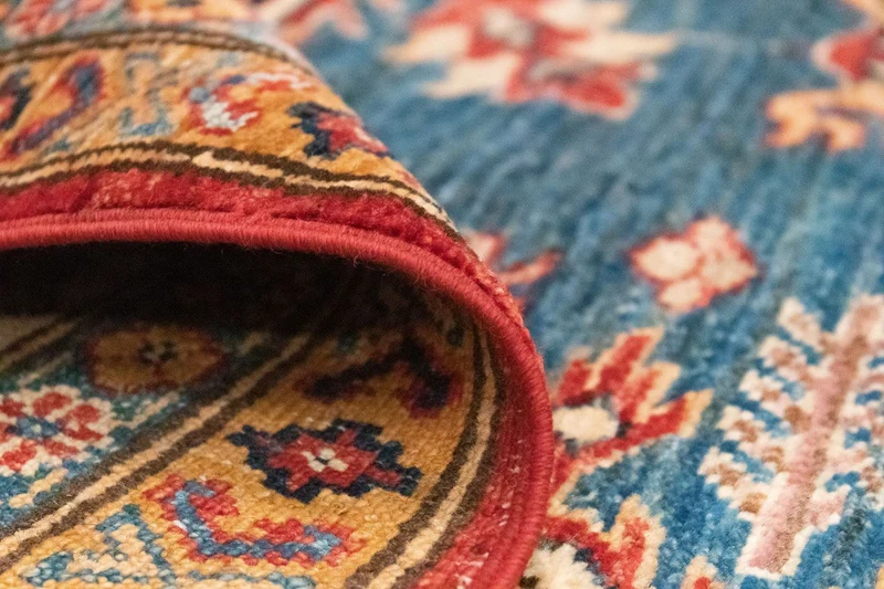 Ziegler Teppich - Kazak 206 x 292 cm - blau