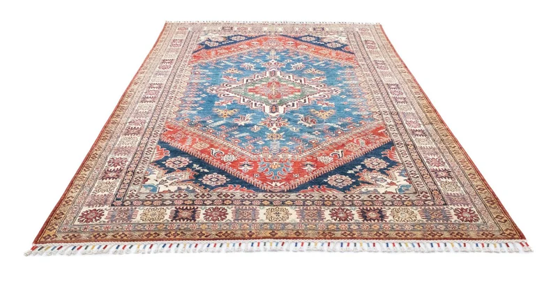 Ziegler Teppich - Kazak 206 x 292 cm - blau