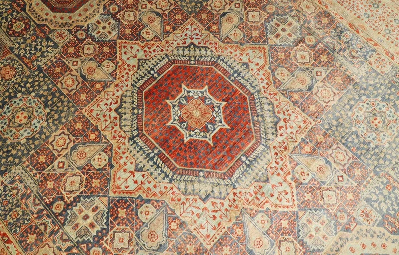 Ziegler Teppich 244 x 305 cm - dunkelbeige