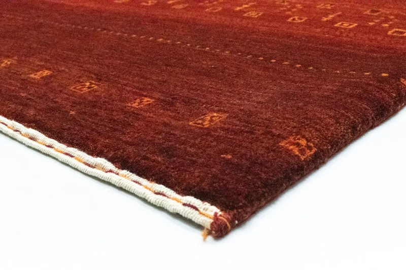 Gabbeh Teppich - Loribaft Indus 198 x 301 cm - rot