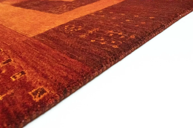 Gabbeh Teppich - Loribaft Indus 198 x 301 cm - rot