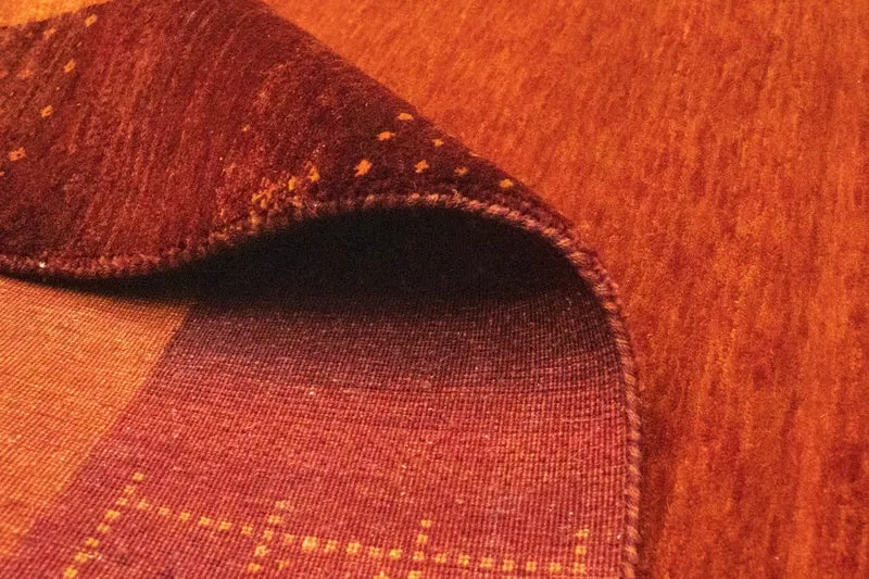 Gabbeh Teppich - Loribaft Indus 198 x 301 cm - rot