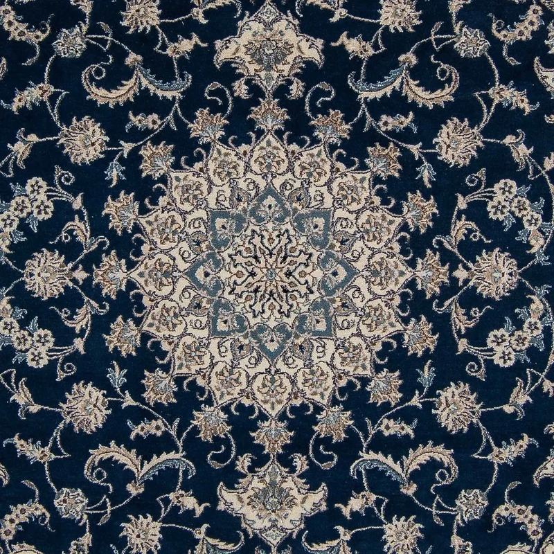 Perserteppich - Nain 244 x 345 cm - dunkelblau