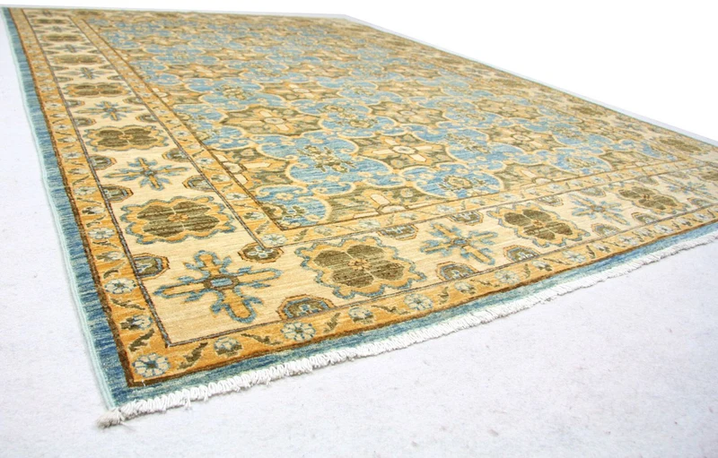 Ziegler Teppich - Kazak 183 x 255 cm - blau