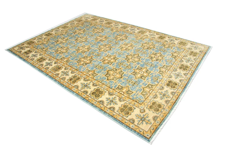 Ziegler Teppich - Kazak 183 x 255 cm - blau