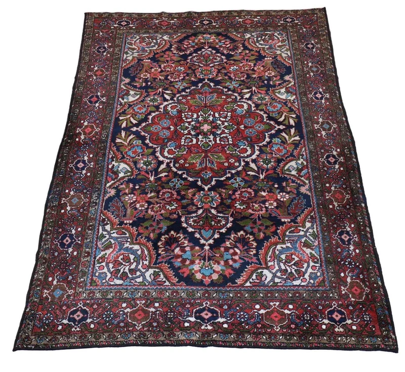 Perserteppich - Nomadic 142 x 205 cm - dunkelblau