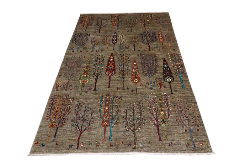 Ziegler Teppich 207 x 302 cm - olivgrün