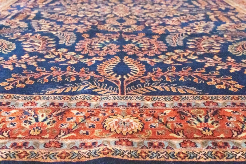 Orientteppich - Indus 195 x 300 cm - blau