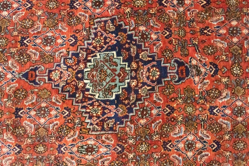Perserteppich - Bidjar 150 x 222 cm - rost