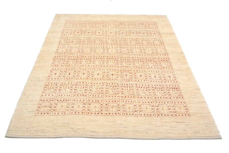 Gabbeh Teppich - Loribaft Perser 157 x 202 cm - beige